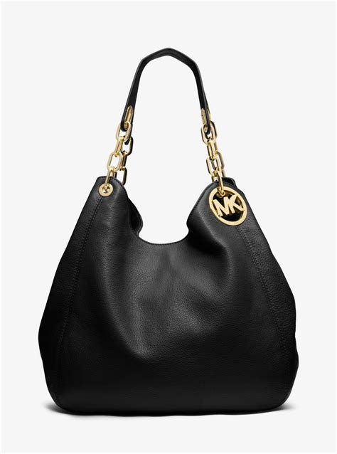 michael kors handbag fulton large shoulder tote|Michael Kors black fulton handbags.